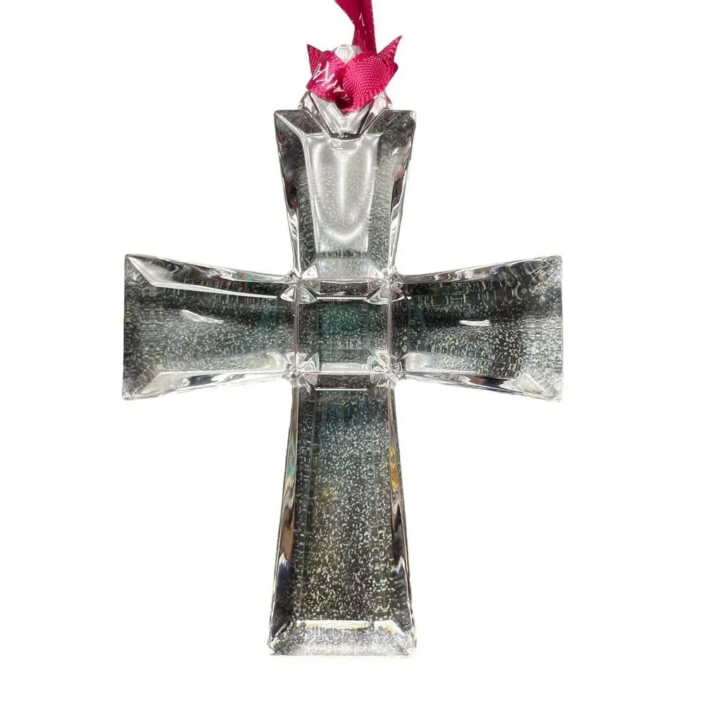 Mikasa Holiday Collection SN274/564 Crystal‎ Cross Ornament Made in Germany